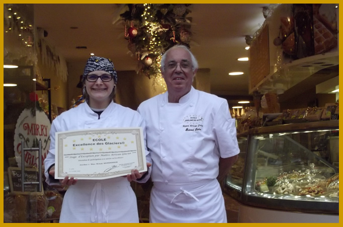 remise du diplome glacier